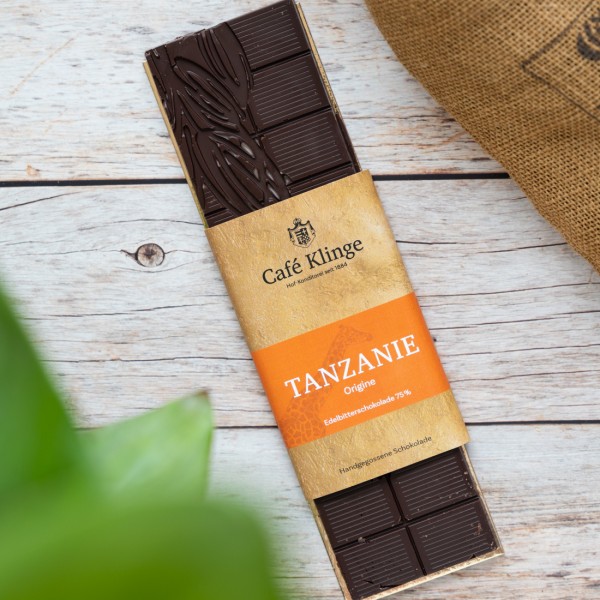 TANZANIE - Edelbitterschokolade 75%