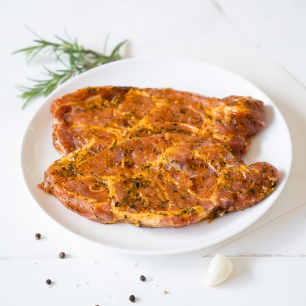 marinierte Nackensteaks