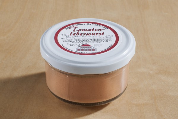 Feine Tomatenleberwurst im Glas | 180g
