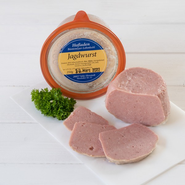 Hausmacher Jagdwurst im Glas
