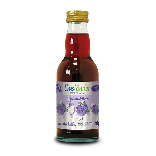Emsländer Direktsaft, Apfel - Heidelbeere