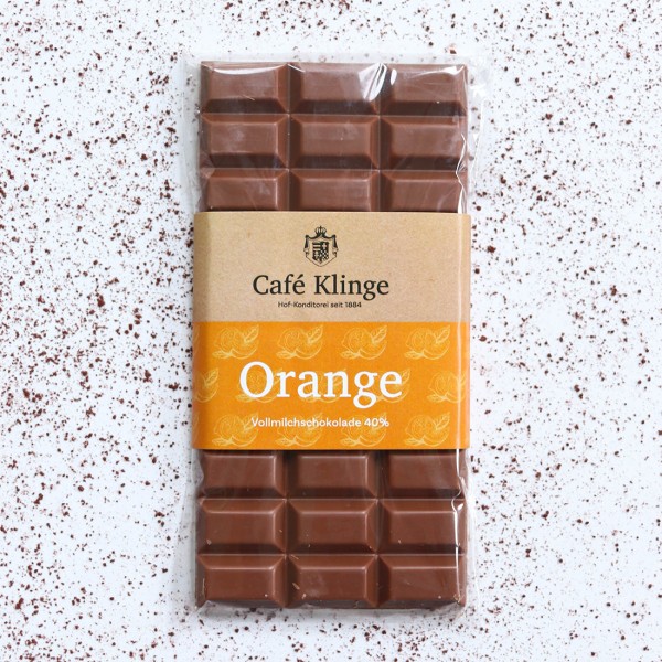 Vollmilchschokolade 40% Orange