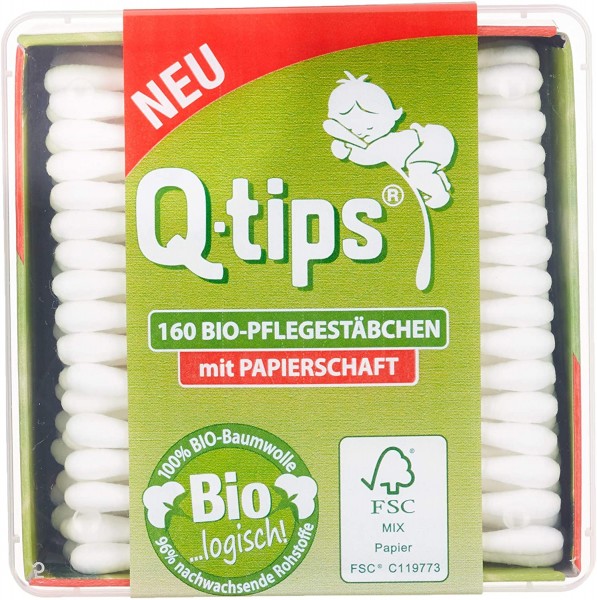 Bio-Pflegestäbchen von Q-tips
