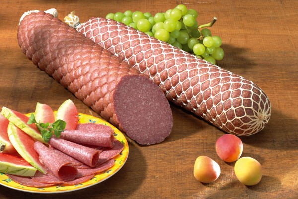 Echte Salami (nach Mailänder Art) - halbes Stück 800 g