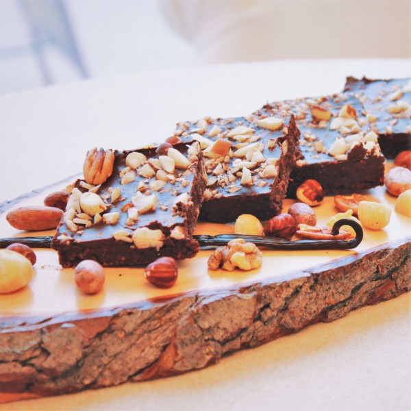 Raw-Schoko-Brownie, 180g | Vegan, zuckerfrei & Rohkost
