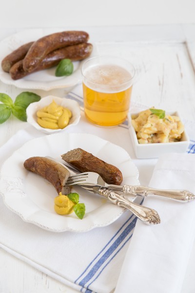 Wasserbüffel Bratwurst, 4 Stück