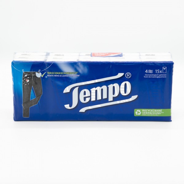 Tempo Original Taschentücher"Klassik" 15 x 10er Pack Tücher