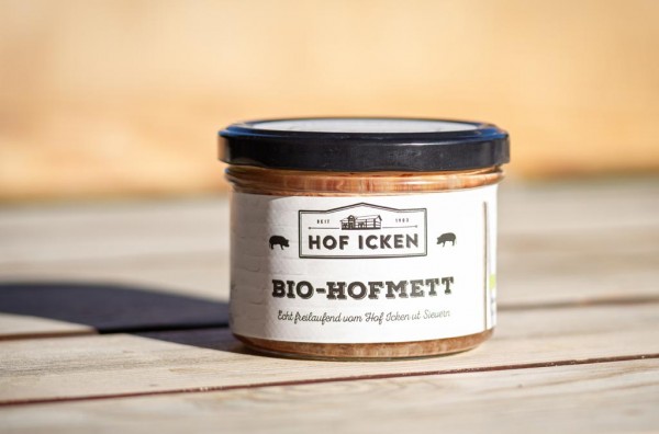 Gekochtes Bio Mett im Glas