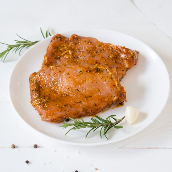 marinierte Lachssteaks