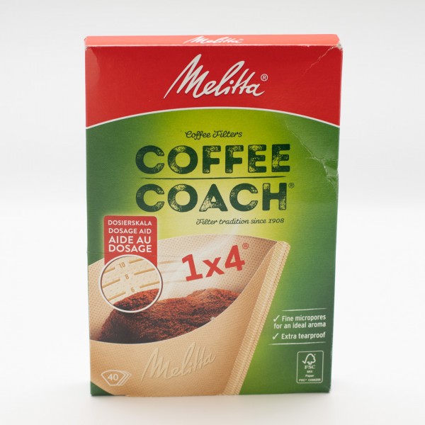Kaffeefilter Melitta COFFEE COACH 1x4