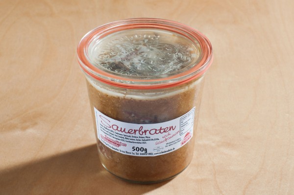Sauerbraten, 500g-Weckglas