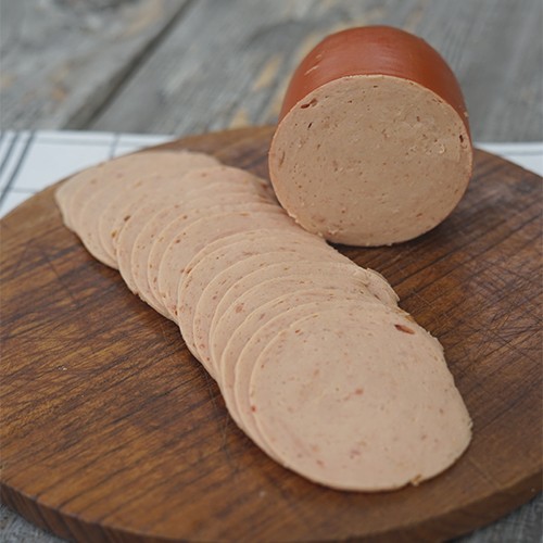 Bio Mortadella, geschnitten