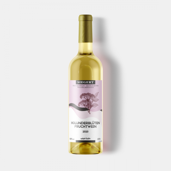 Holunderblütenwein 2020, trocken (0,75l - 14,5% Vol.)
