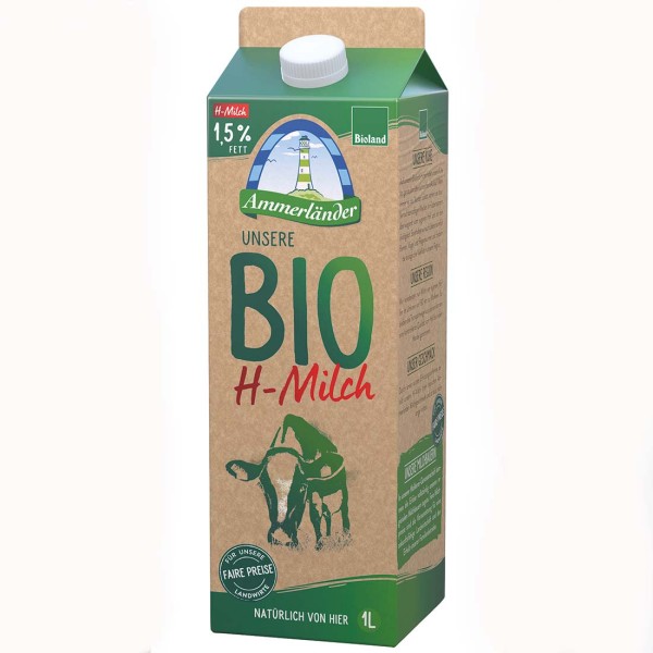 Bio H-Milch 1,5%