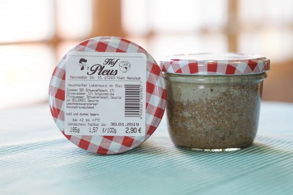 Feine Leberwurst im Glas