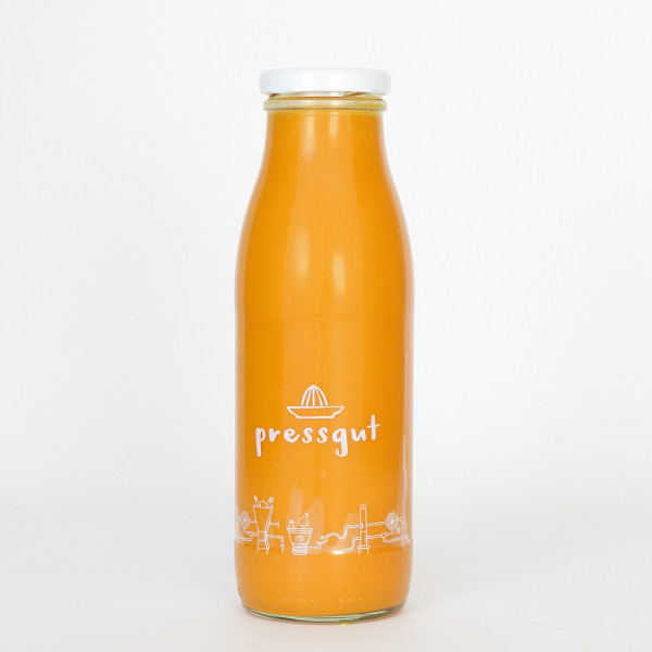 Kaltgepresster Saft Orange I - Möhre, Orange, Kurkuma...