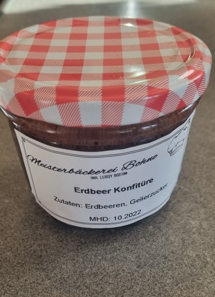 Erdbeer Konfitüre