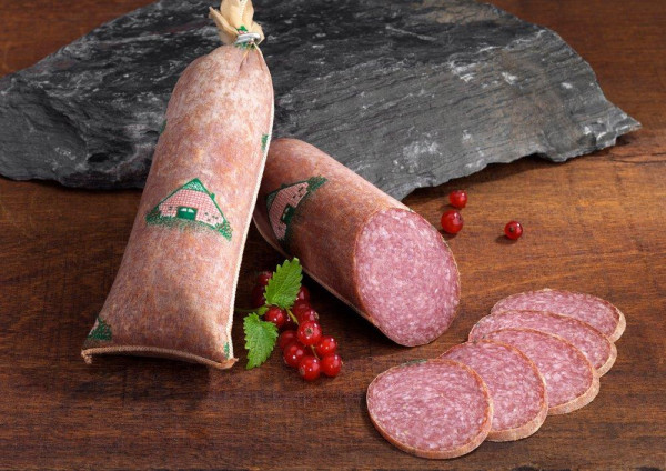 Schweinefleisch-Bauernhaus-Mettwurst, Stück ca. 360g