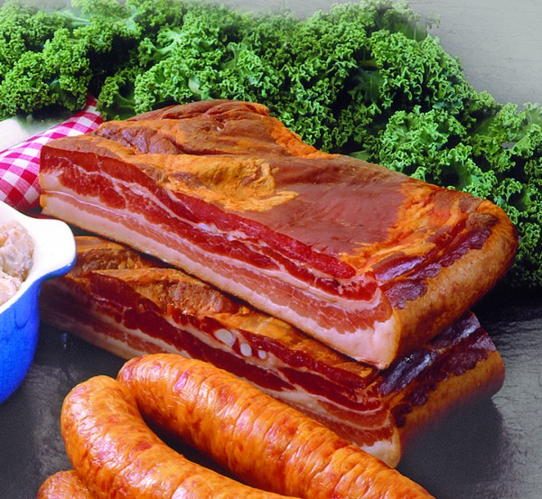 Geräucherter Bauchspeck - Ideal auch zum Grünkohl | Stück ca. 500g