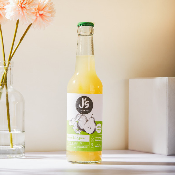 Limonade Birne-Ingwer