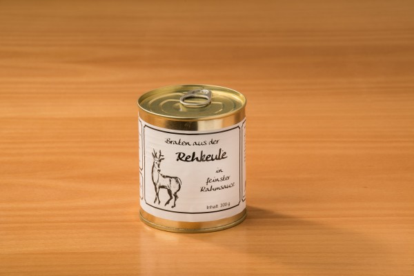 Braten aus der Rehkeule, 300g