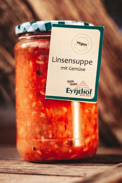 Linsensuppe mit Gemüse (vegan)