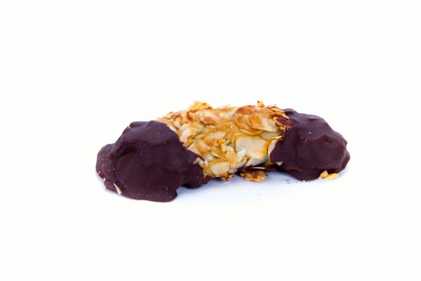 Dinkel-Mandelhörnchen mit Schoko