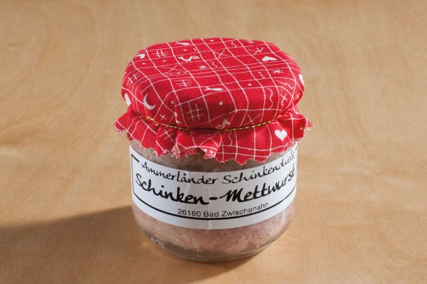Schinken-Mettwurst im 160g-Glas
