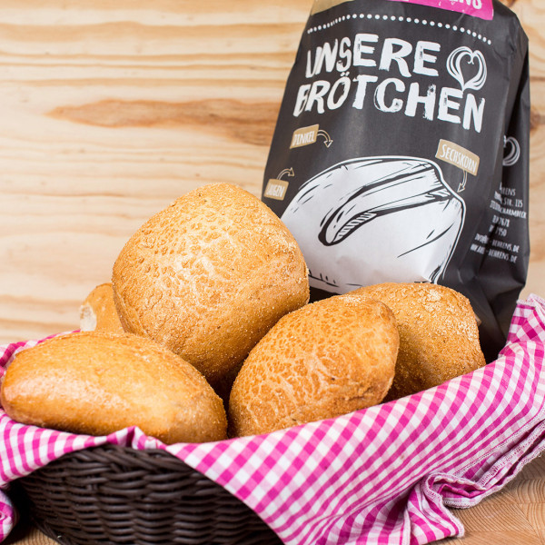 Aufbackbrötchen Moorbrötchen