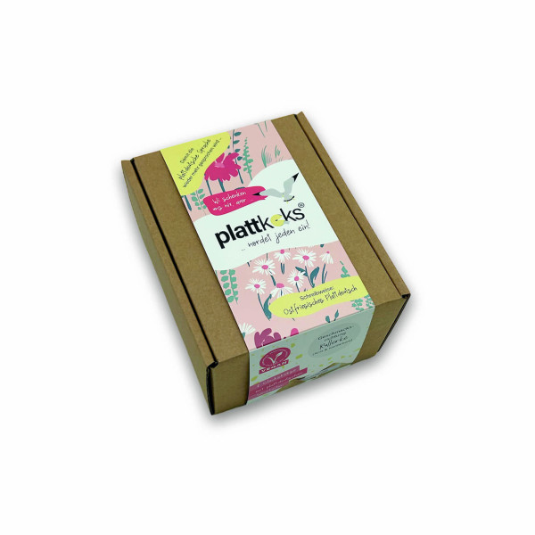 Original Plattkeks® 8er Geschenkbox „Ostfriesenrose“