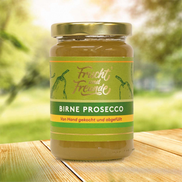 Birne Prosecco Fruchtaufstrich