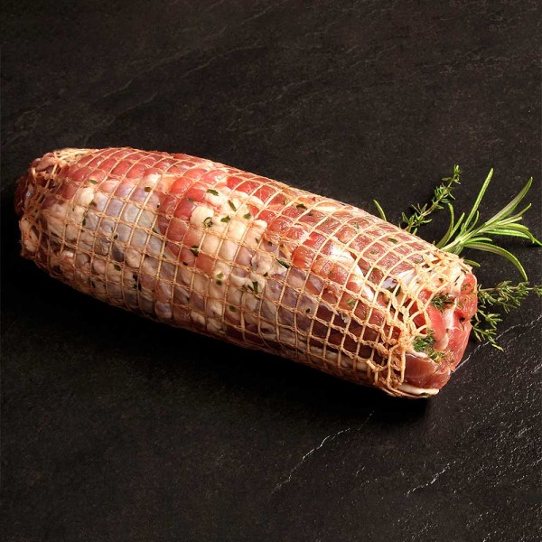 Gefüllter Lammbraten britische Art