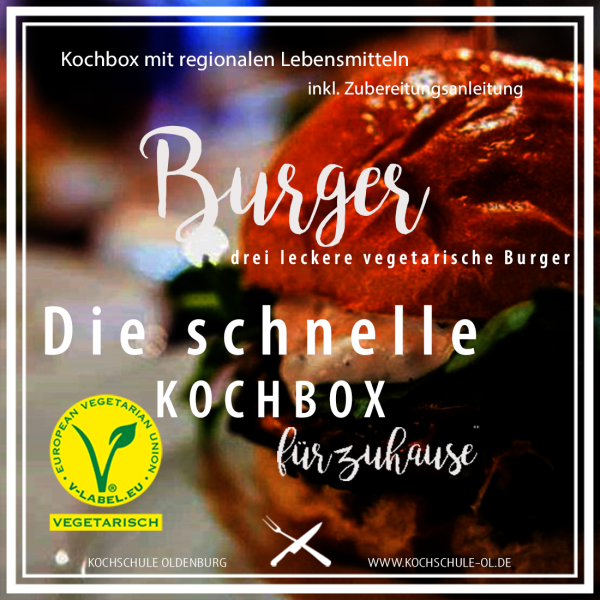 Burger vegetarisch | Die schnelle KOCHBOX