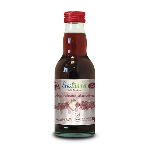 Emsländer Direktsaft, Apfel - Schwarze Johannisbeere