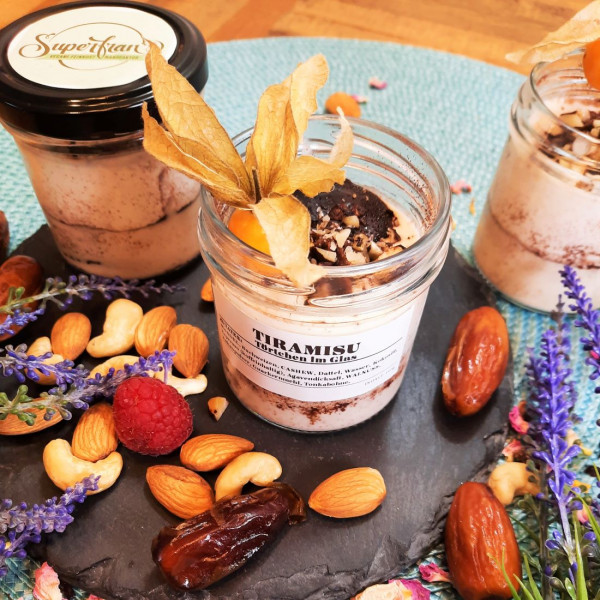 Mini-Törtchen "Tiramisu", 180g| Vegan, zuckerfrei & Rohkost