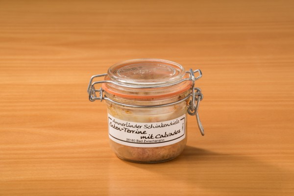 Enten-Terrine mit Calvados im 180g-Bügelglas