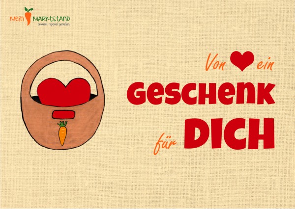 Grußkarte - Geschenk für Dich