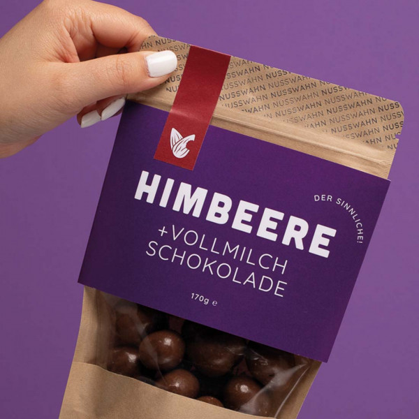 Himbeere + Vollmilchschokolade