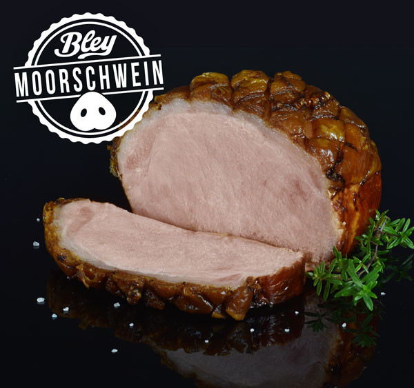 Gegarter Backschinken vom Moorschwein