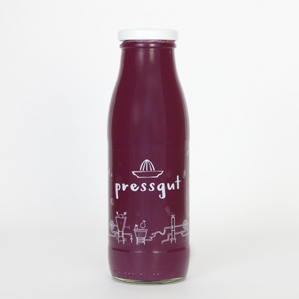 Kaltgepresster Saft Rot II - Rote Bete, Apfel, Ingwer...