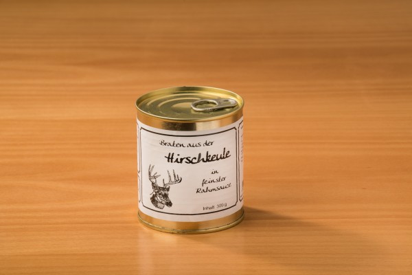 Braten aus der Hirschkeule, 300g