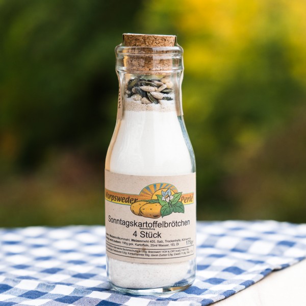 Backmischung im Glas