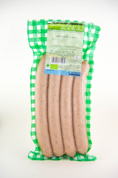 Bio Lammbratwurst 100 % Lamm