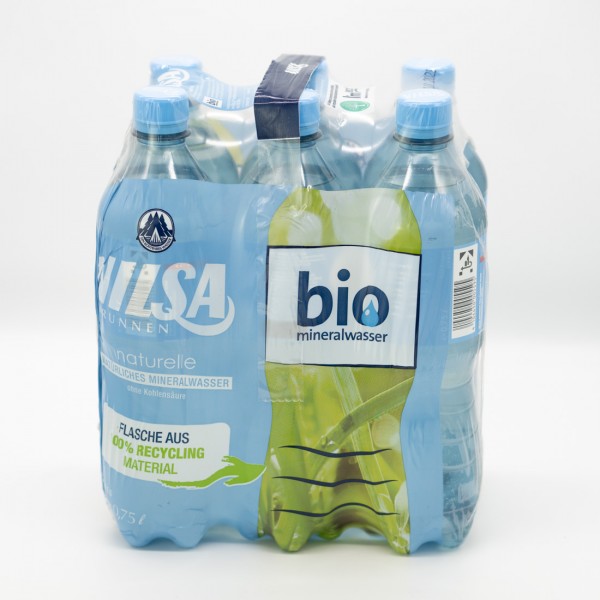 VILSA Brunnen Naturelle, PET-Flasche, Einweg im Pack, 6 x 0,75 L