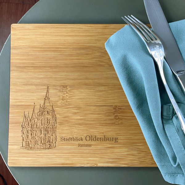 Brotbretter 4er Set "Stadtblick Oldenburg"