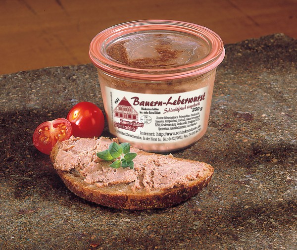 Hausmacher Bauern-Leberwurst im Weckglas, 200g