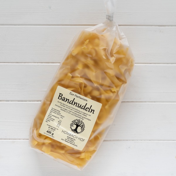 Hartweizen Bandnudeln gewellter Rand