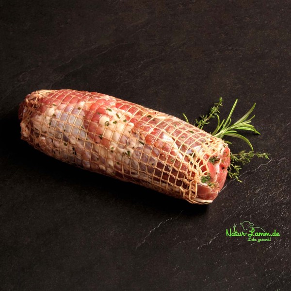 Mediterran gefüllter Lammbraten