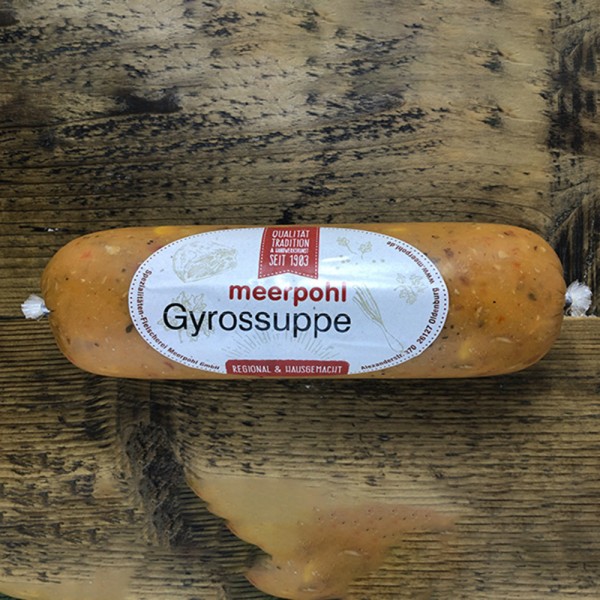 Gyrossuppe im Schlauch