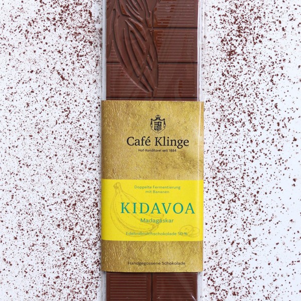 KIDAVOA - Edelvollmilchschokolade 50%